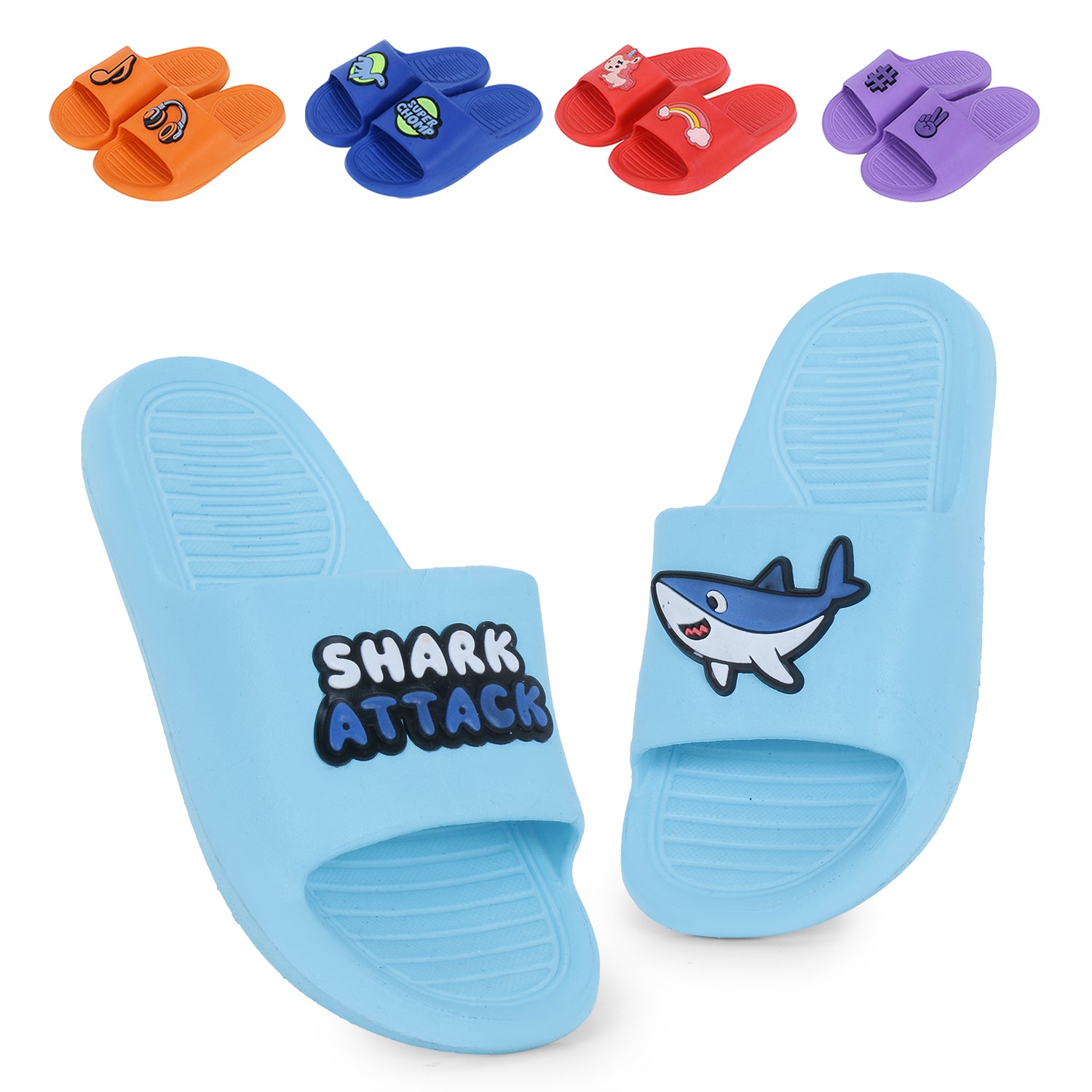 DOCTOR EXTRA SOFT Unisex-Child Kids Flip-Flop Kids-06 Soft Comfortable Indoor & Outdoor Slippers Stylish Non-Slip Slider For Home Casual Chappals For Boys & Girls