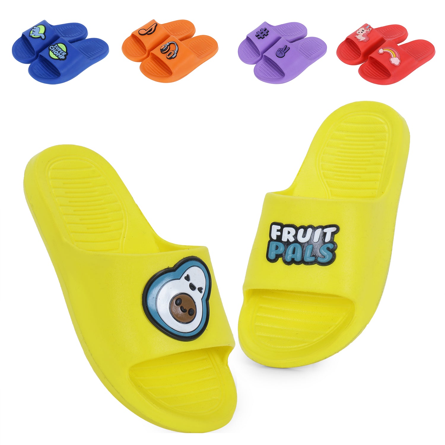 DOCTOR EXTRA SOFT Unisex-Child Kids Flip-Flop Kids-06 Soft Comfortable Indoor & Outdoor Slippers Stylish Non-Slip Slider For Home Casual Chappals For Boys & Girls