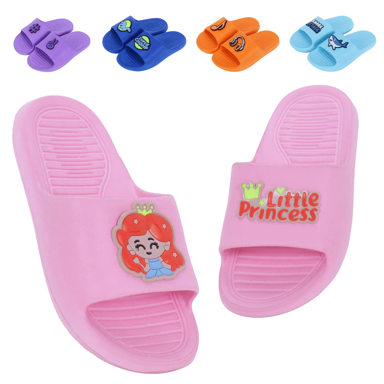 DOCTOR EXTRA SOFT Unisex-Child Kids Flip-Flop Kids-06 Soft Comfortable Indoor & Outdoor Slippers Stylish Non-Slip Slider For Home Casual Chappals For Boys & Girls