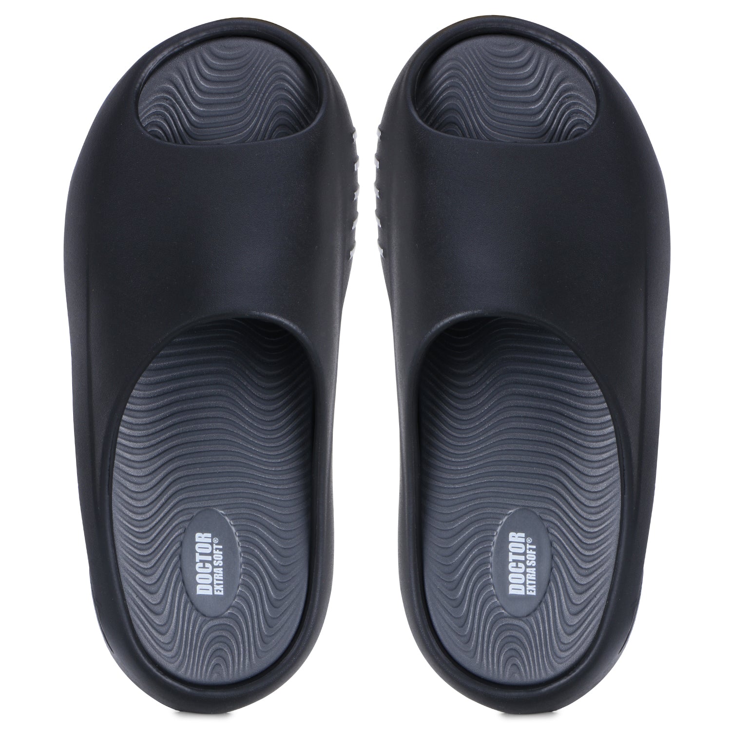 DOCTOR EXTRA SOFT D-507 Men's Classic Ultra Soft Sliders/Slippers with Cushion FootBed for Adult | Comfortable & Light Weight | Stylish & Anti-Skid | Waterproof & Everyday Flip Flops for Gents/Boys