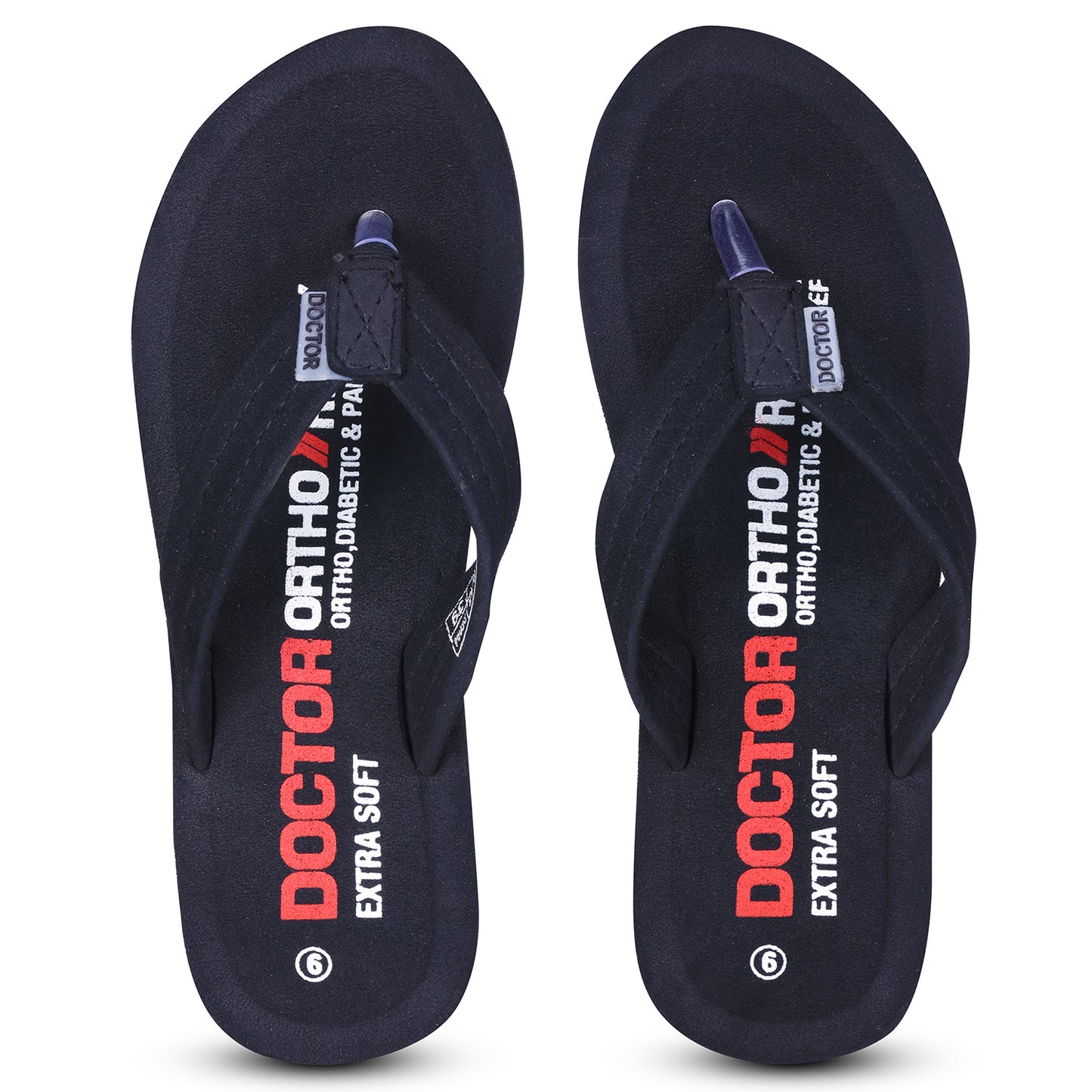 DOCTOR EXTRA SOFT D-15 Thong Arch Support Ortho Slippers for Women
