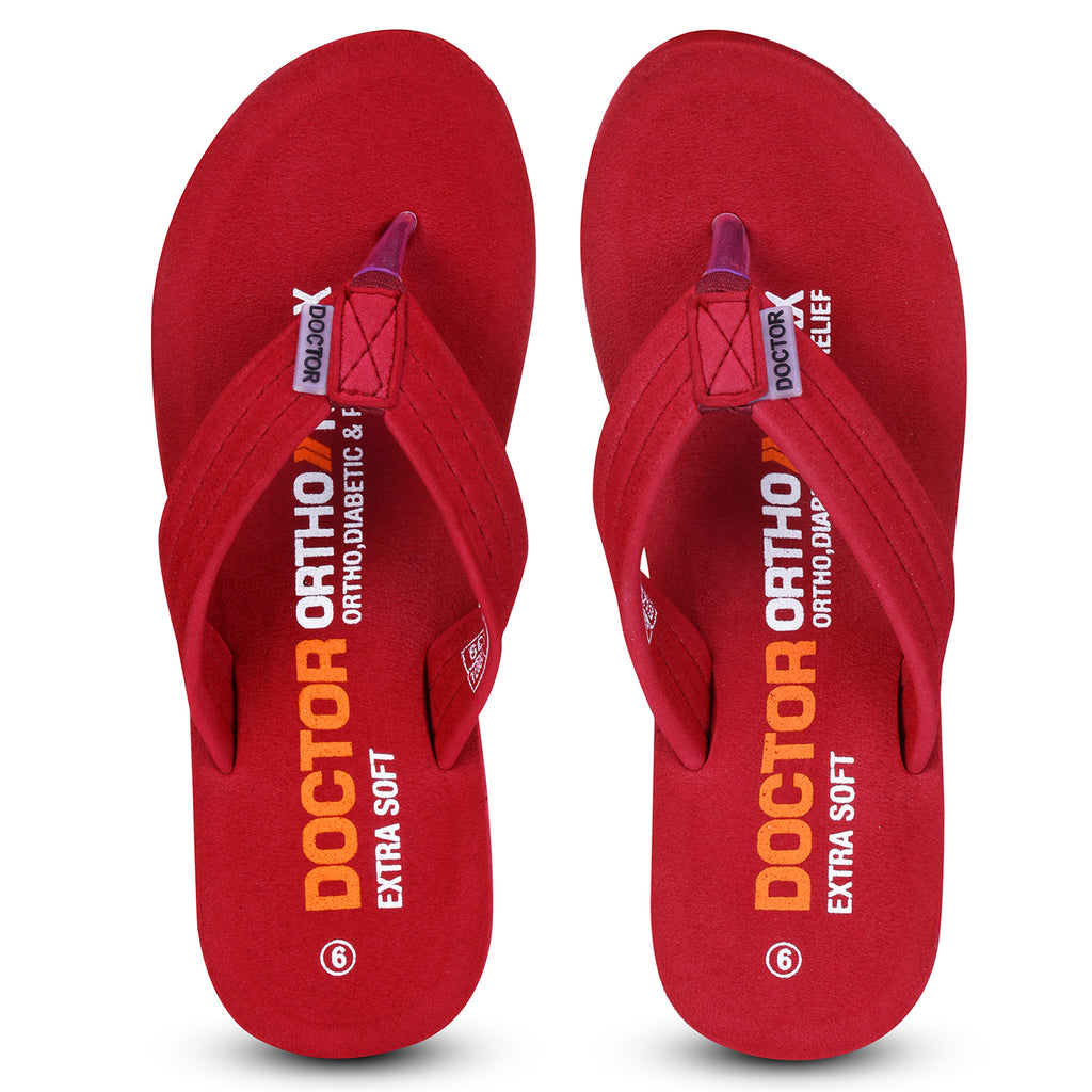 DOCTOR EXTRA SOFT D-15 Women's Thong Slippers — Orthopedic