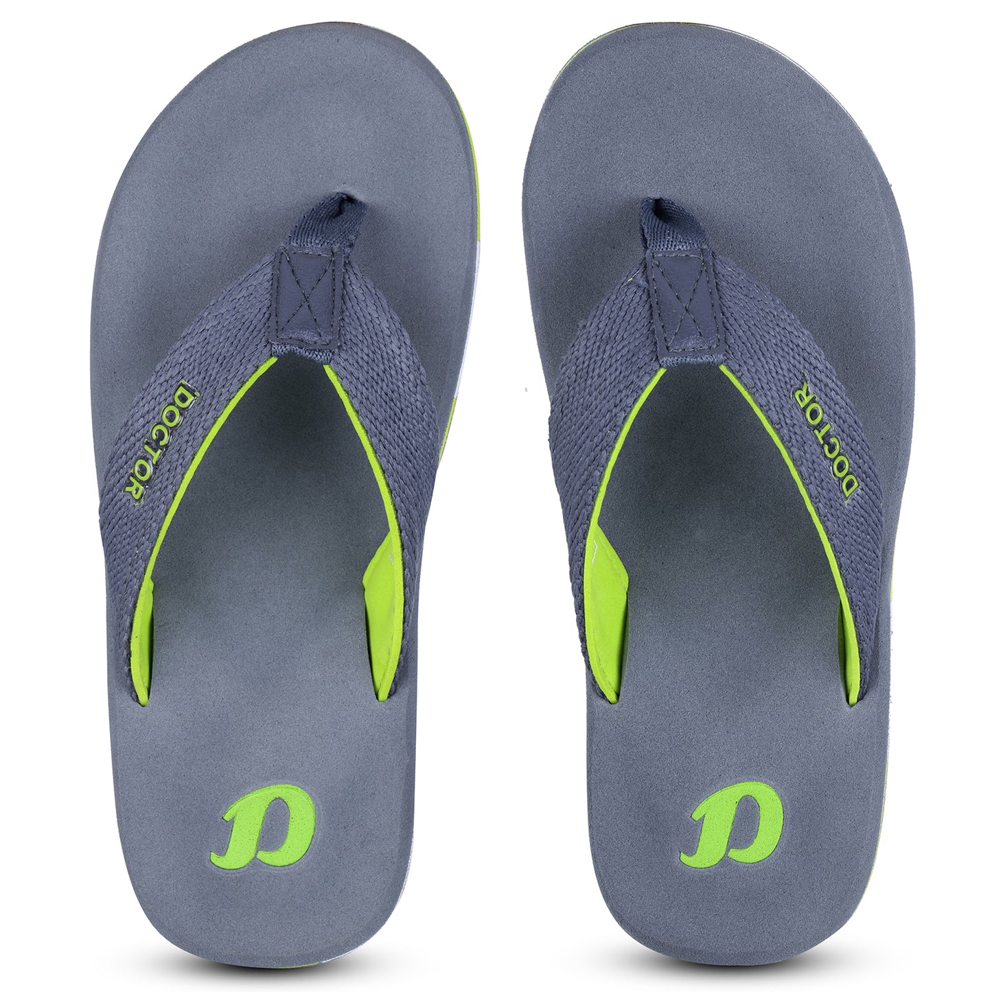 DOCTOR EXTRA SOFT D-35 Men's Classic TPR Slippers with Cushion FootBed for Adult| Comfortable & Light Weight|Stylish & Anti-Skid|Orthopedic Casual Durable Waterproof Everyday Dr.Flip Flops Gents Boys