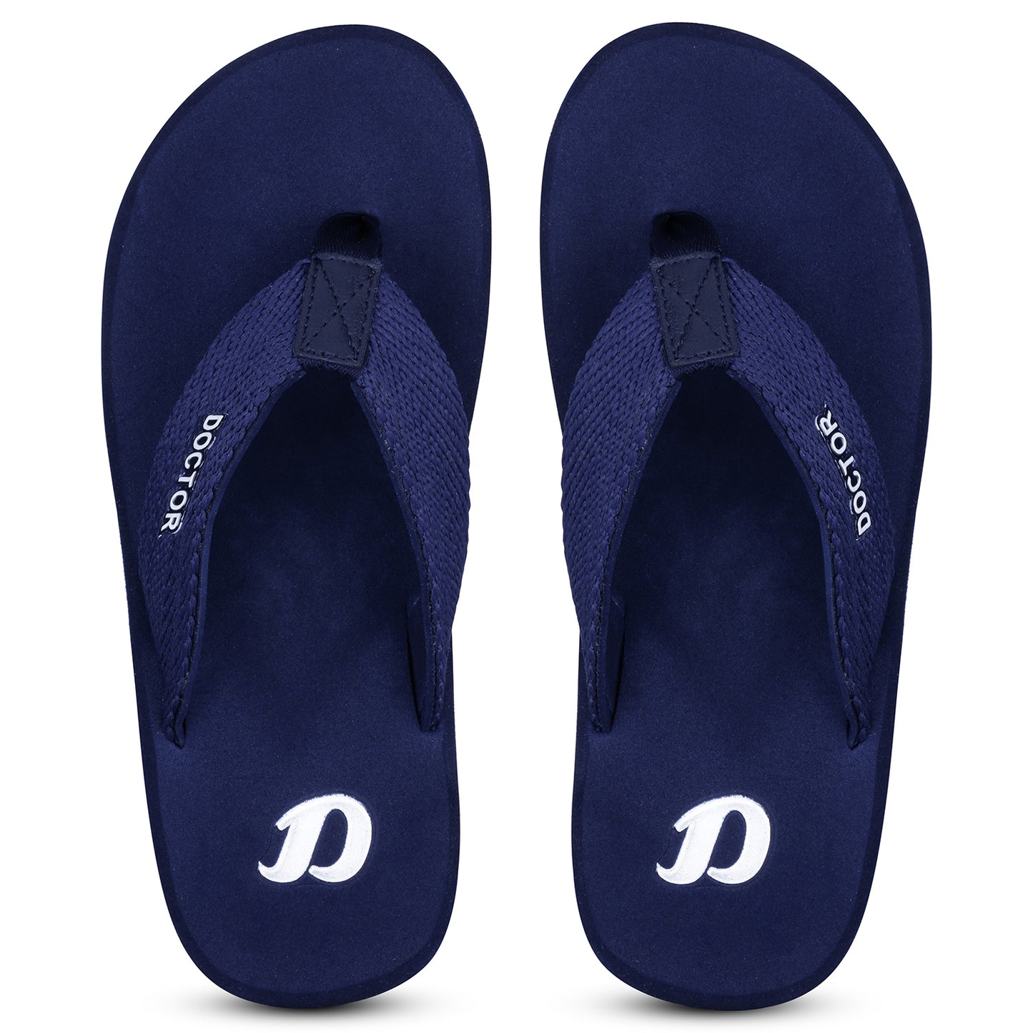 DOCTOR EXTRA SOFT D-35 Men's Classic TPR Slippers with Cushion FootBed for Adult| Comfortable & Light Weight|Stylish & Anti-Skid|Orthopedic Casual Durable Waterproof Everyday Dr.Flip Flops Gents Boys