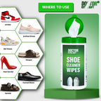 Doctor Extra Soft D-921 Shoe Cleaner Wet Wipes For Shoes/Loafers/Sandals/Slippers/Athletic Shoes/Sneakers/White Shoes/Tennis Shoes/Scrub Off Dirt/Mud/Grass Stains - 50 Wipes (Ready to Use)