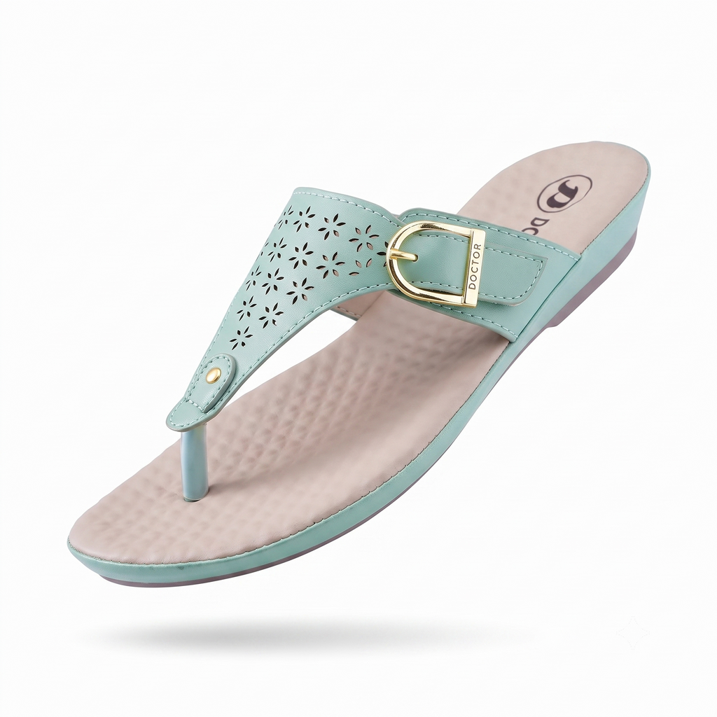 DOCTOR EXTRA SOFT Women's Slippers | Memory Foam, Orthopedic, Lightweight | D-627