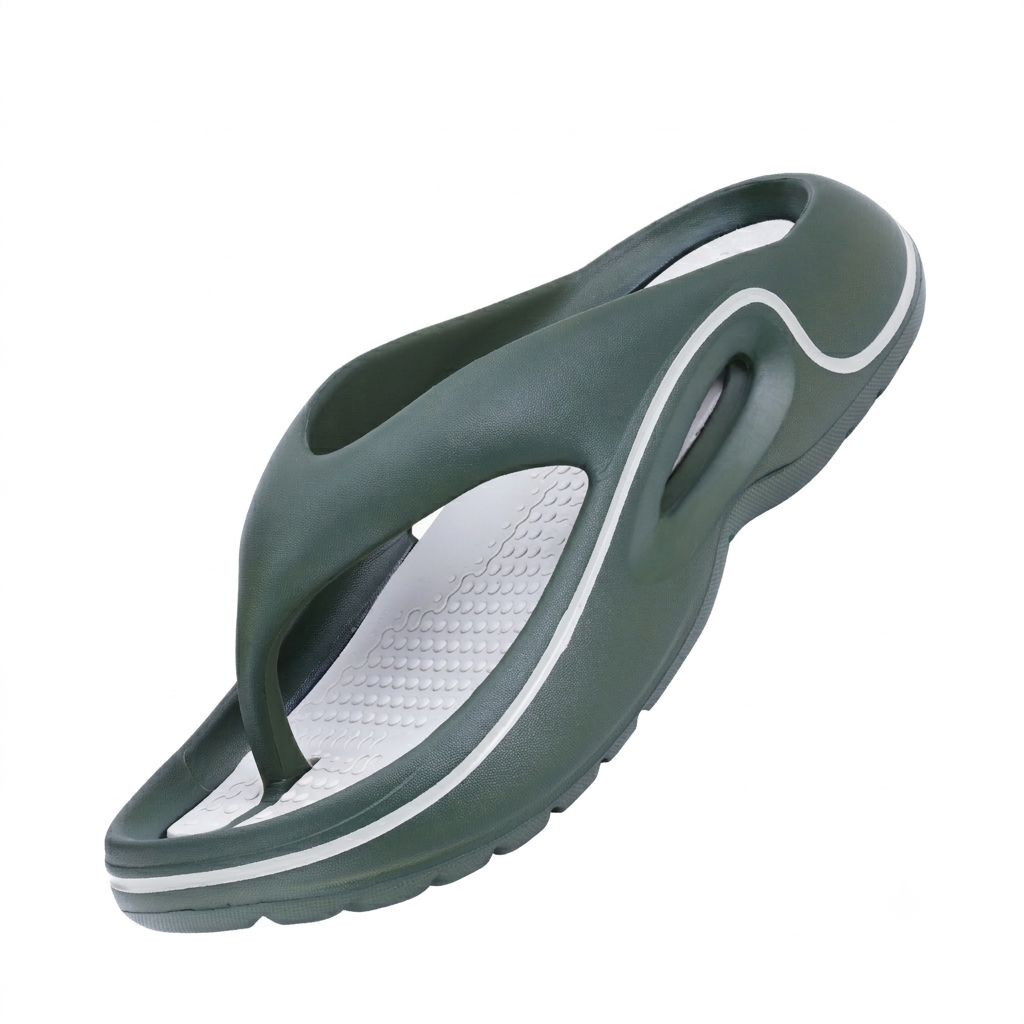 DOCTOR EXTRA SOFT Men's Flip Flops | Acupressure, Anti-Skid, Waterproof | D-544