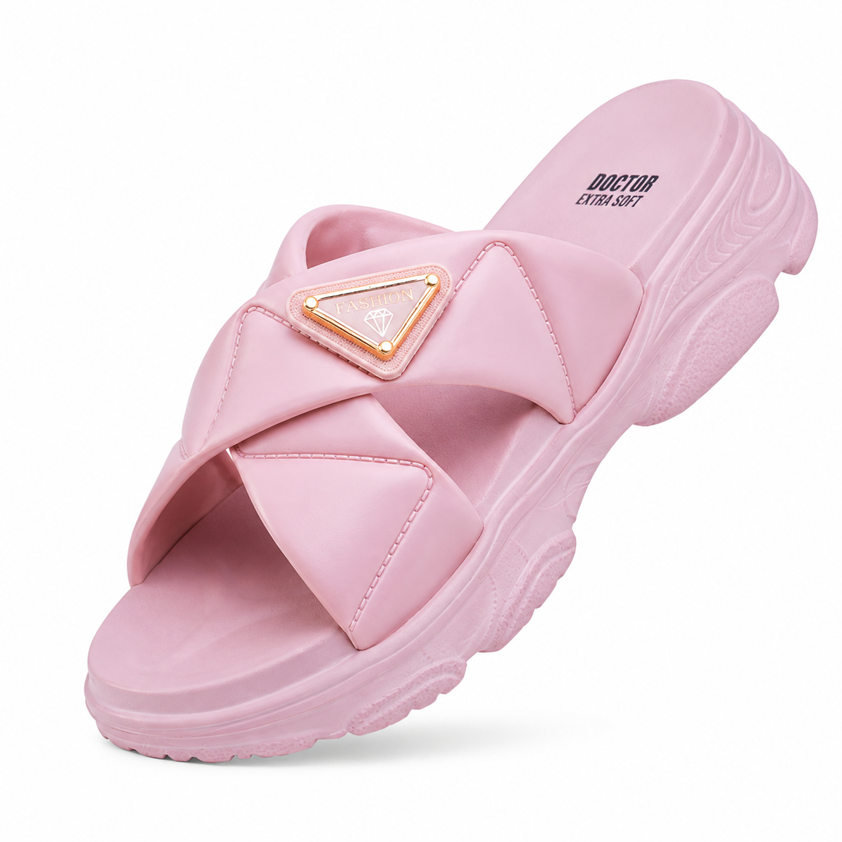 DOCTOR EXTRA SOFT Women's Flip Flops | Anti-Skid, Waterproof, Lightweight | D-521