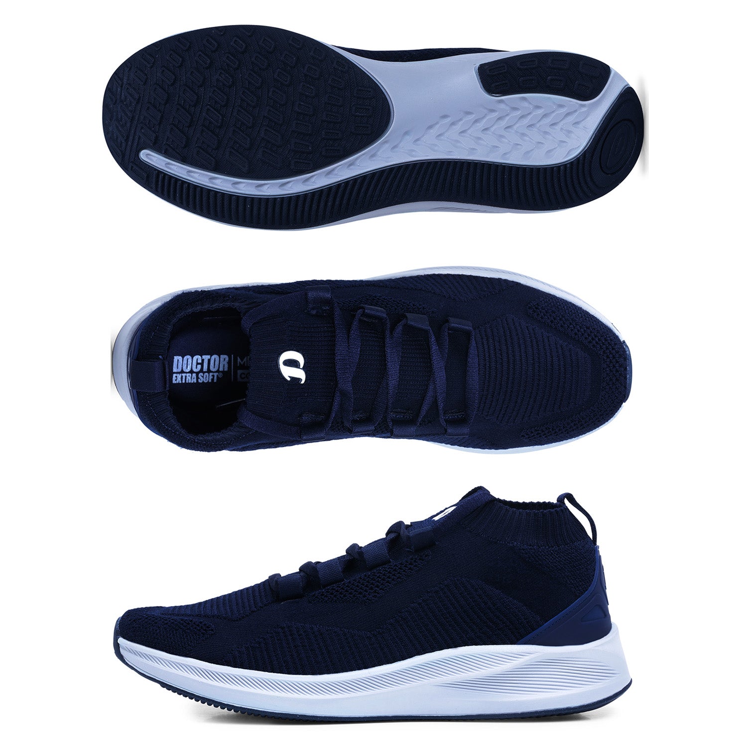 DOCTOR EXTRA SOFT D-2007 Men's Running Shoes — Memory Foam & Lightweight