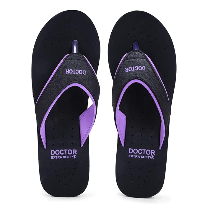 DOCTOR EXTRA SOFT Women's Slippers/Flip-flops OR-D-18 Anti-Skid & Pregnancy, House Slippers