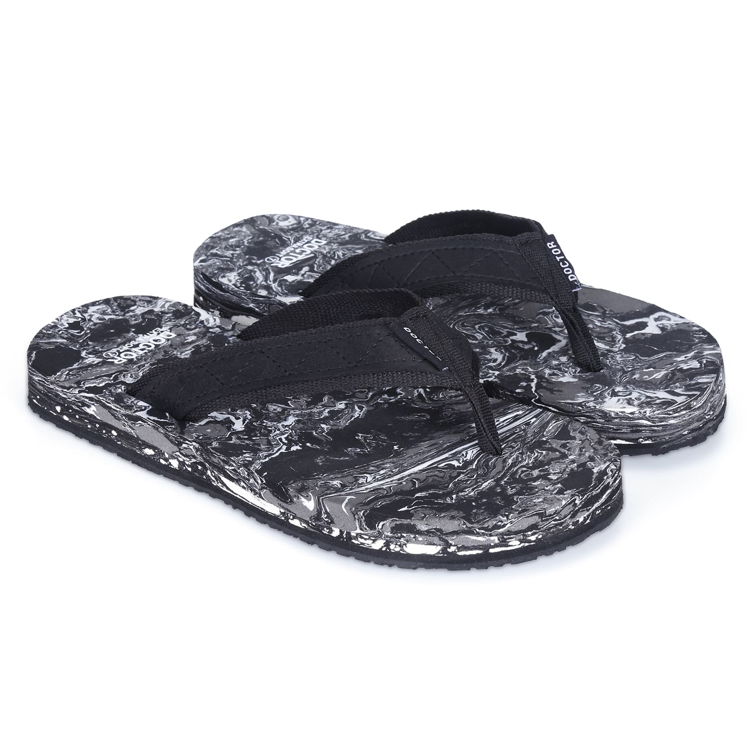 Doctor Extra Soft D-29 Men's Wood Anti Skid Flip flop/ Rubber Slippers, Colorful & Attractive House Sliders