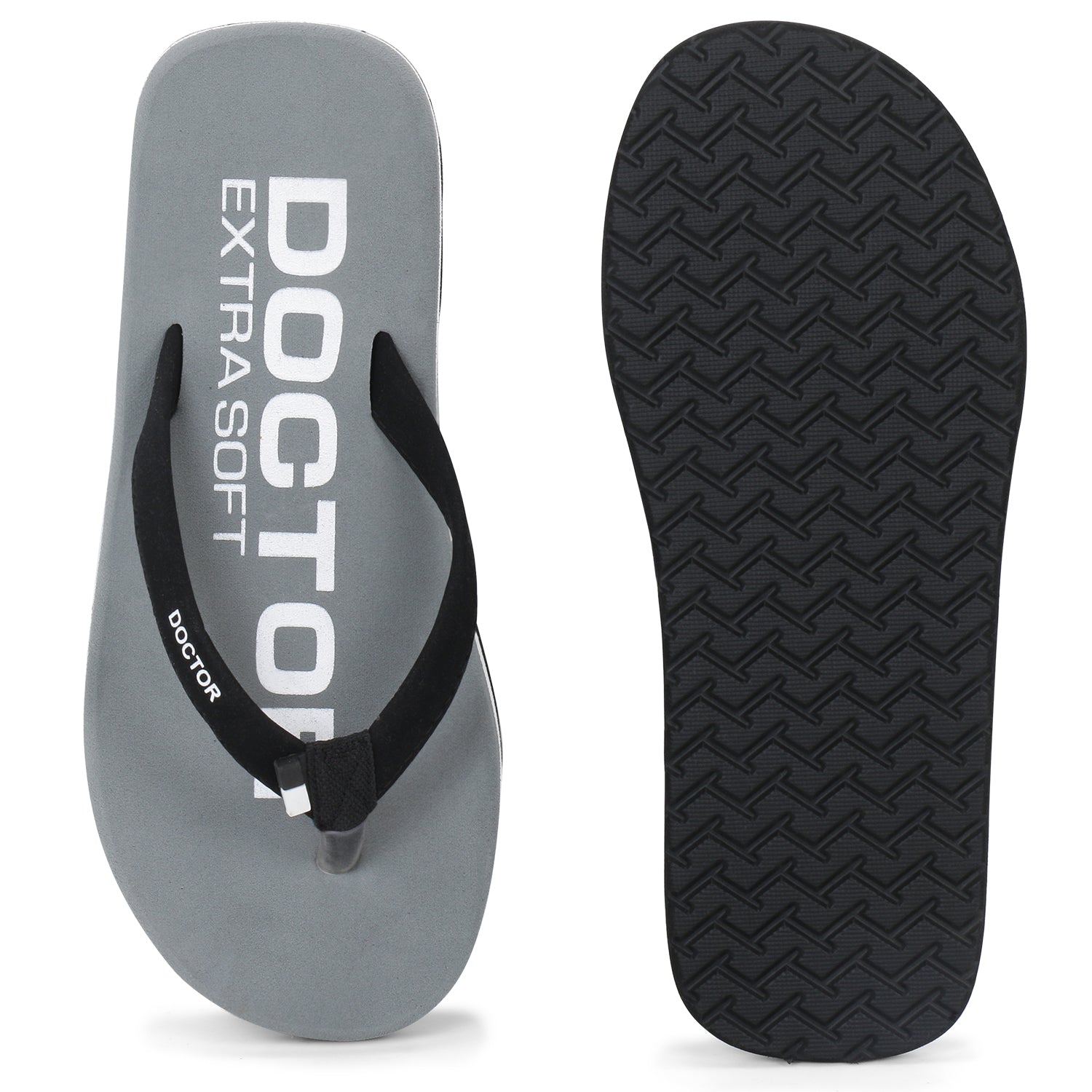 DOCTOR EXTRA SOFT D-27 House Slipper for Men's Ortho Care Ideal For Cracked Heels & Blistered Feet Having Soft Insole