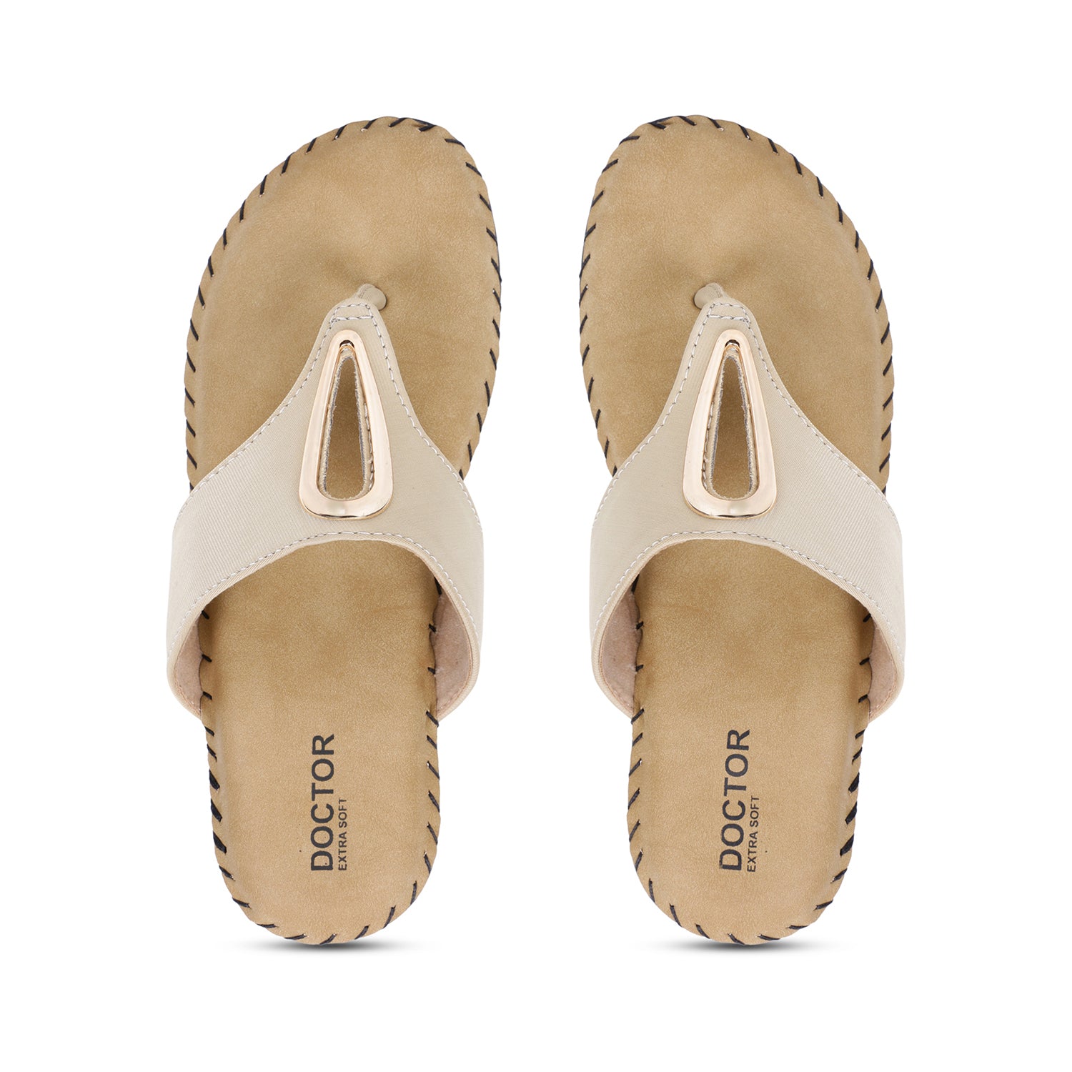 DOCTOR EXTRA SOFT ART-29 Women's Dr.Chappal For Ladies With Open Toe Style, Comfortable For Old Age & Foot Problems