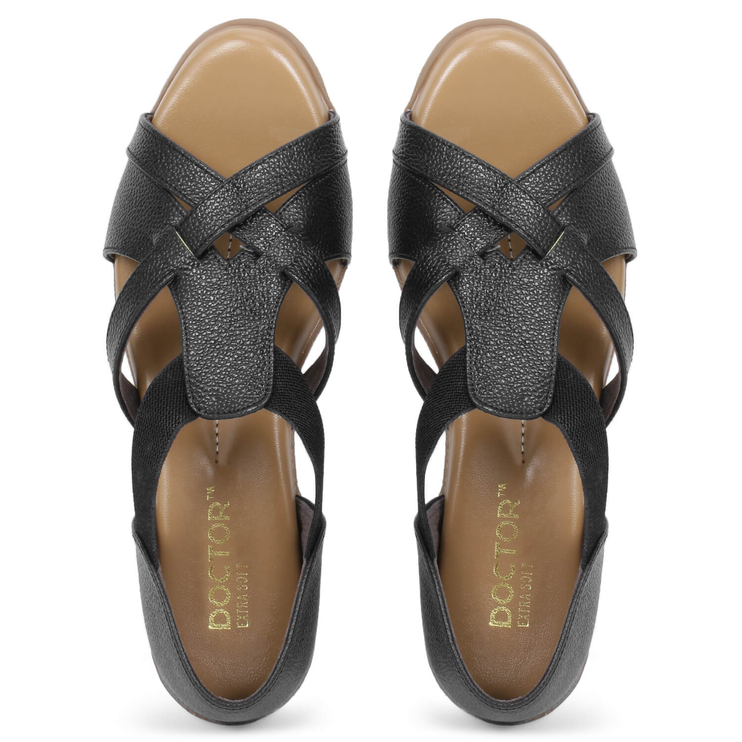 DOCTOR EXTRA SOFT Women's Sandals ART-537 Cushioned Foot Bed For Foot Pain, Ankle Pain & Heel Pain