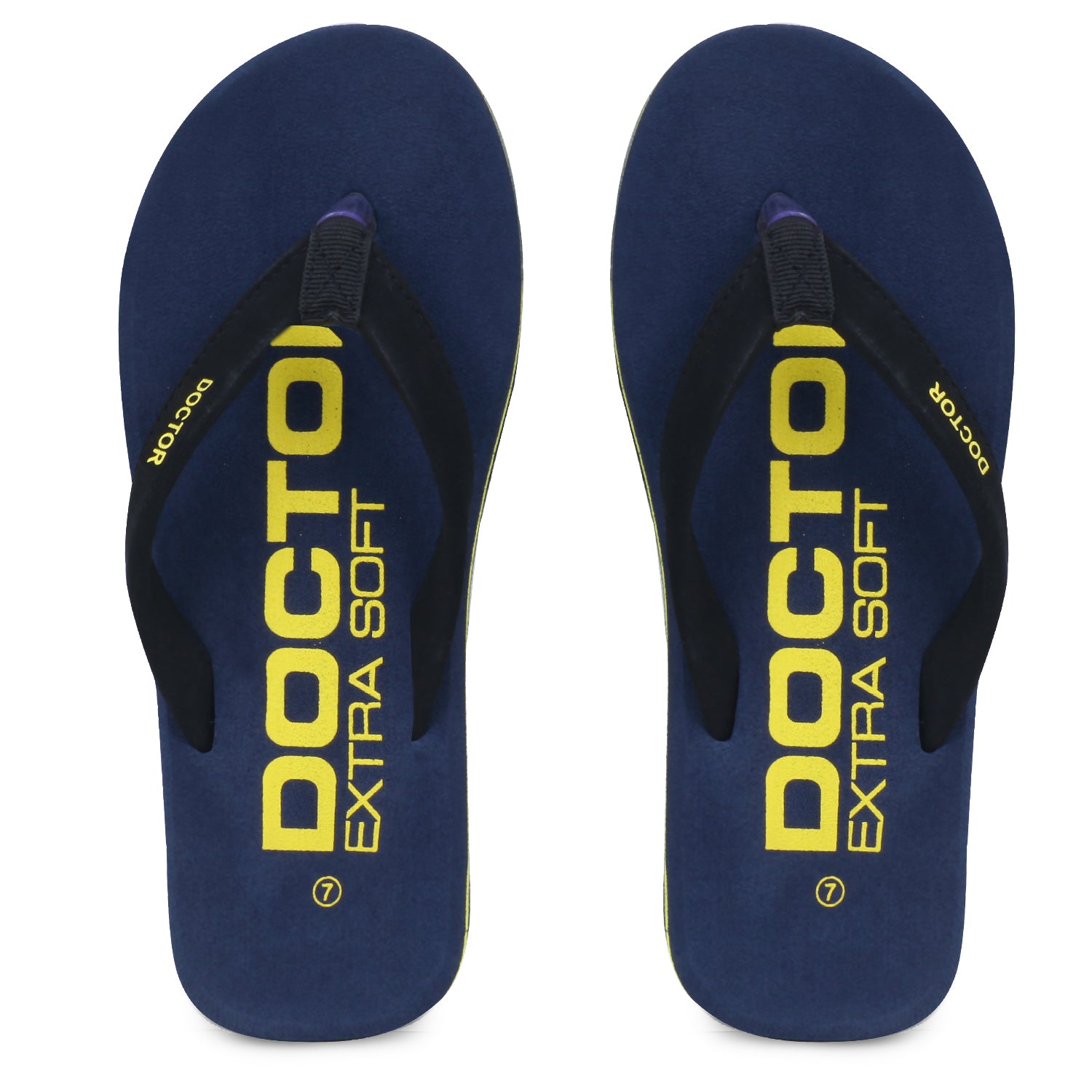 DOCTOR EXTRA SOFT D-27 House Slipper for Men's Ortho Care Ideal For Cracked Heels & Blistered Feet Having Soft Insole