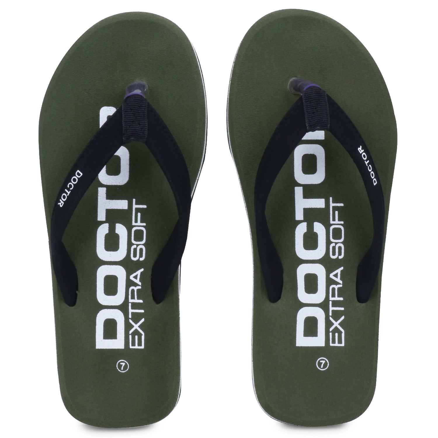 DOCTOR EXTRA SOFT D-27 House Slipper for Men's Ortho Care Ideal For Cracked Heels & Blistered Feet Having Soft Insole