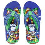 DOCTOR EXTRA SOFT Unisex-Child Kids Flip-Flop (Jungle Print) Soft Comfortable Indoor & Outdoor Slippers Stylish Non-Slip Slide Home Casual Cool Cartoon Cute House Chappals For Boys & Girls