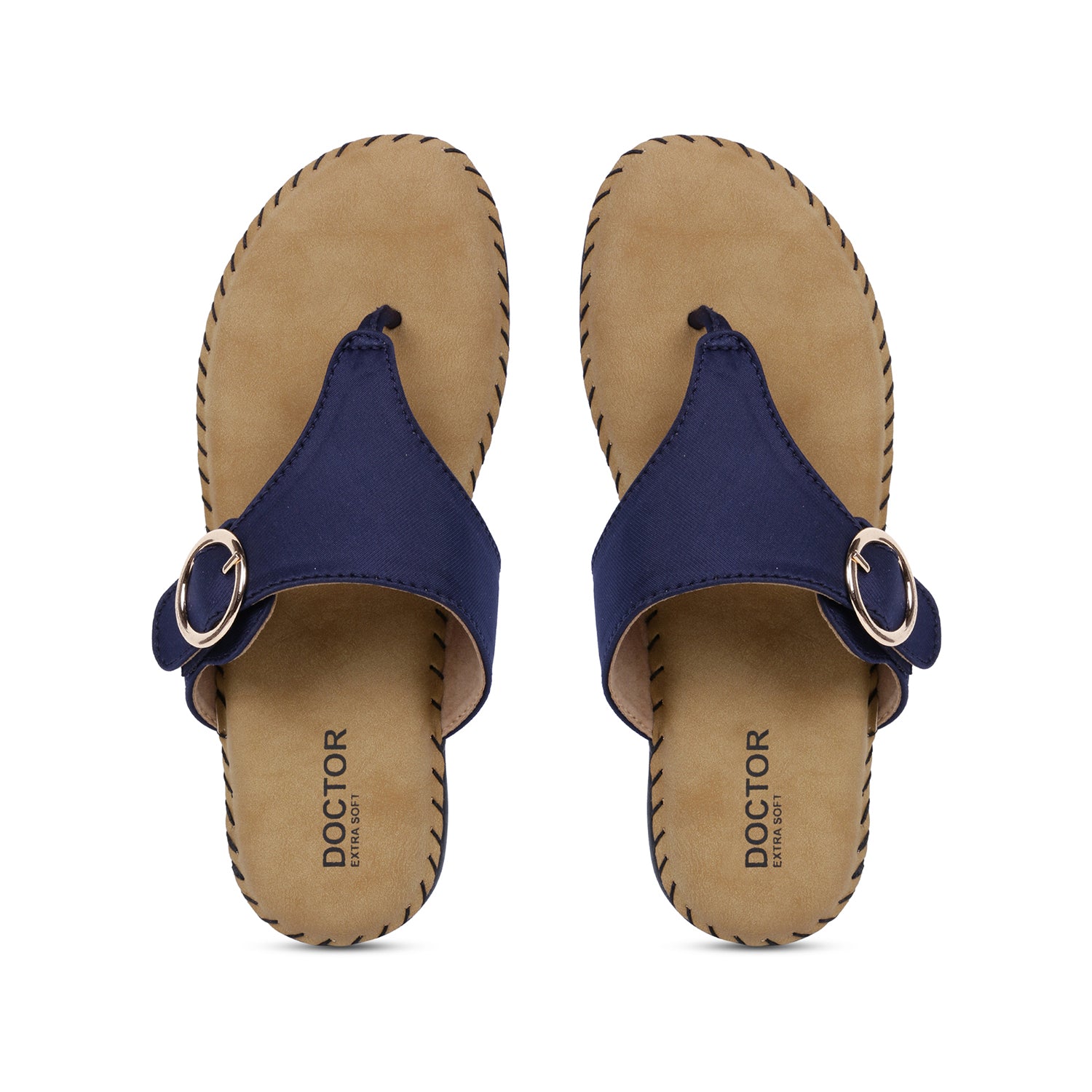 DOCTOR EXTRA SOFT ART-24 Women's Dr.Chappal For Ladies With Open Toe Style, Anti-Skid For Heel & Ankle Pain