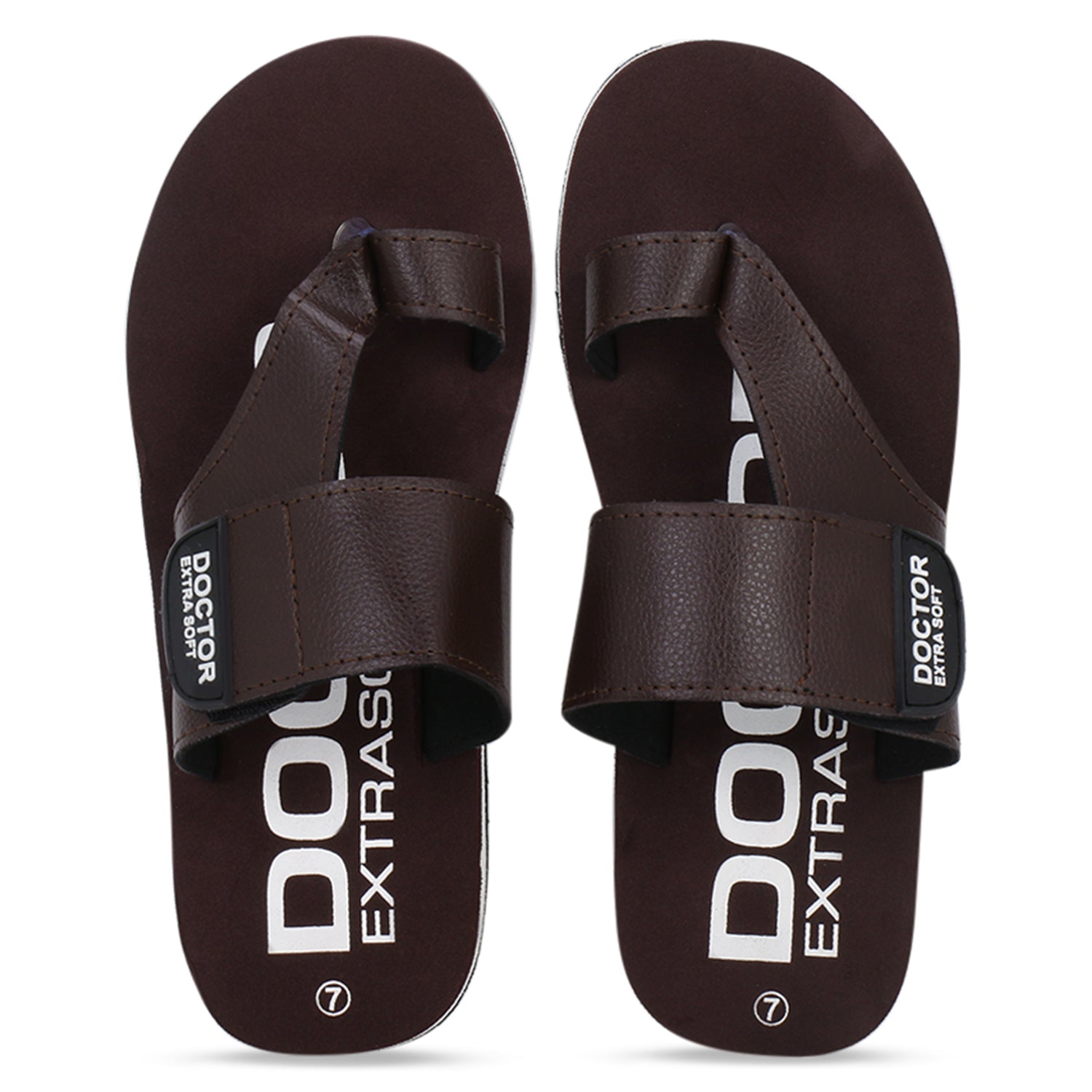 DOCTOR EXTRA SOFT D-26 One Toe Slippers for Men Ortho Care Orthopaedic Diabetic Dr Stylish House Flip-Flop & Thump Ring Slip on for Gents-Boys