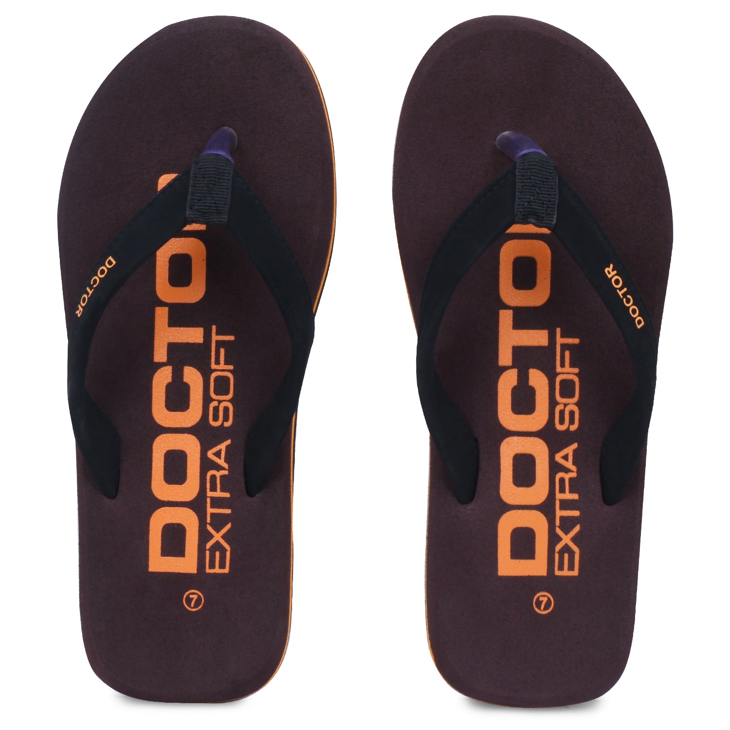 DOCTOR EXTRA SOFT D-27 House Slipper for Men's Ortho Care Ideal For Cracked Heels & Blistered Feet Having Soft Insole