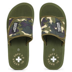 DOCTOR EXTRA SOFT D-53 Men's Slider Slippers — Orthopedic & Camo