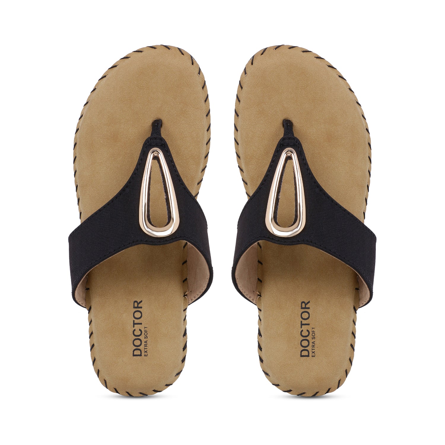 DOCTOR EXTRA SOFT ART-29 Women's Dr.Chappal For Ladies With Open Toe Style, Comfortable For Old Age & Foot Problems