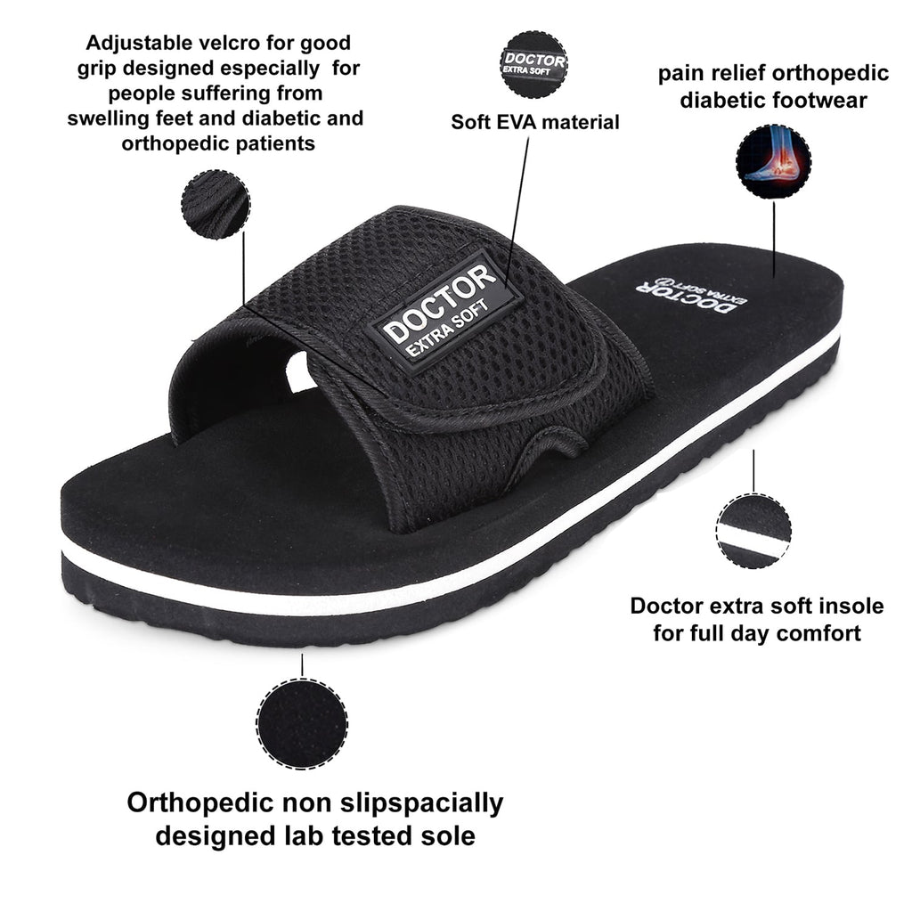 DOCTOR EXTRA SOFT D-25 Men's Slider Slippers