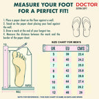 DOCTOR EXTRA SOFT D-24 Men's Sliders, Skin Friendly EVA Provides Optimum Support To Heel