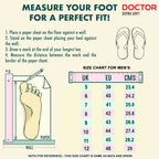 DOCTOR EXTRA SOFT D-51 Men's Velcro Adjustable Straps Super Comfort Dr Sliders Flipflops and House Slippers for Gent's & Boy's