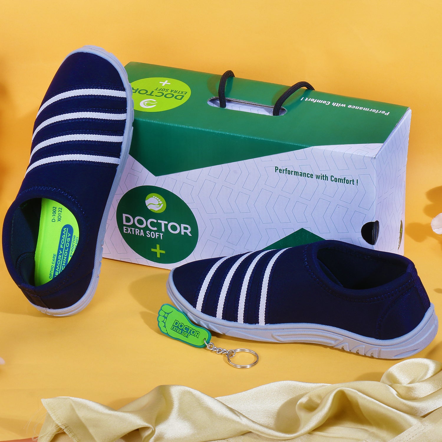 DOCTOR EXTRA SOFT D-1002 Memory Foam Women's Shoes for Walking Gym