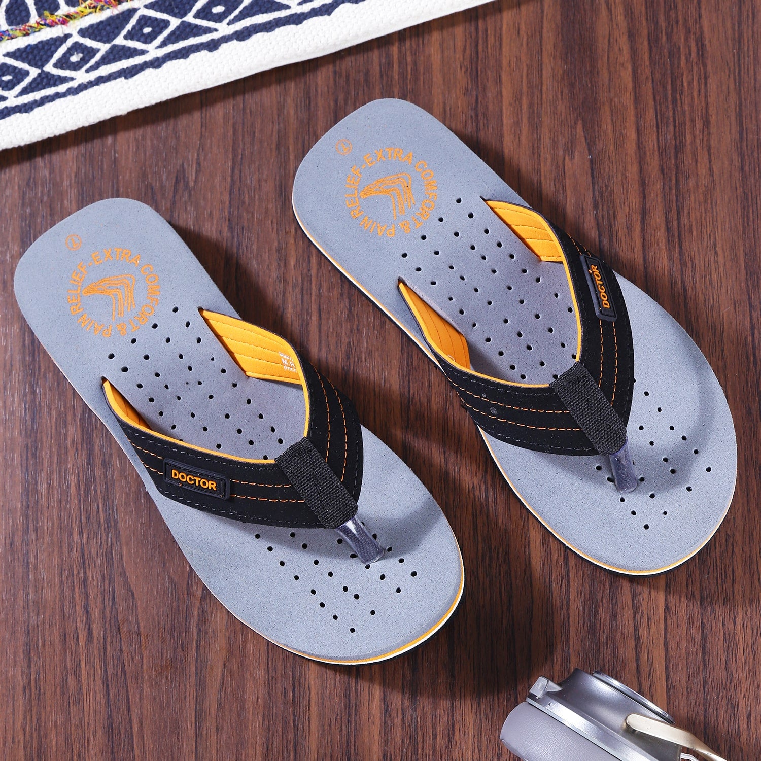 DOCTOR EXTRA SOFT D-28 Slipper Ortho Care Super Comfort Doctor Slipper, Dr. Slipper, Flip-Flop, Slides and House Slipper for Men's-Boys