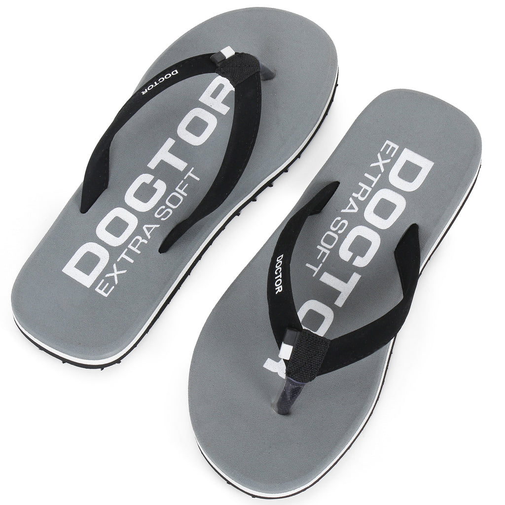 DOCTOR EXTRA SOFT D-27 House Slipper for Men's Ortho Care Ideal For Cracked Heels & Blistered Feet Having Soft Insole