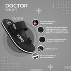 DOCTOR EXTRA SOFT D-26 One Toe Slippers for Men Ortho Care Orthopaedic Diabetic Dr Stylish House Flip-Flop & Thump Ring Slip on for Gents-Boys