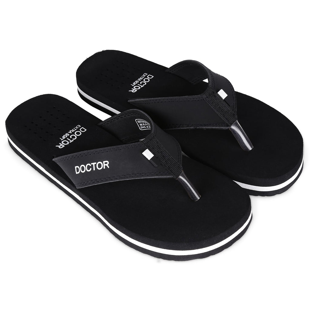 DOCTOR EXTRA SOFT D-24 Men's Sliders, Skin Friendly EVA Provides Optimum Support To Heel