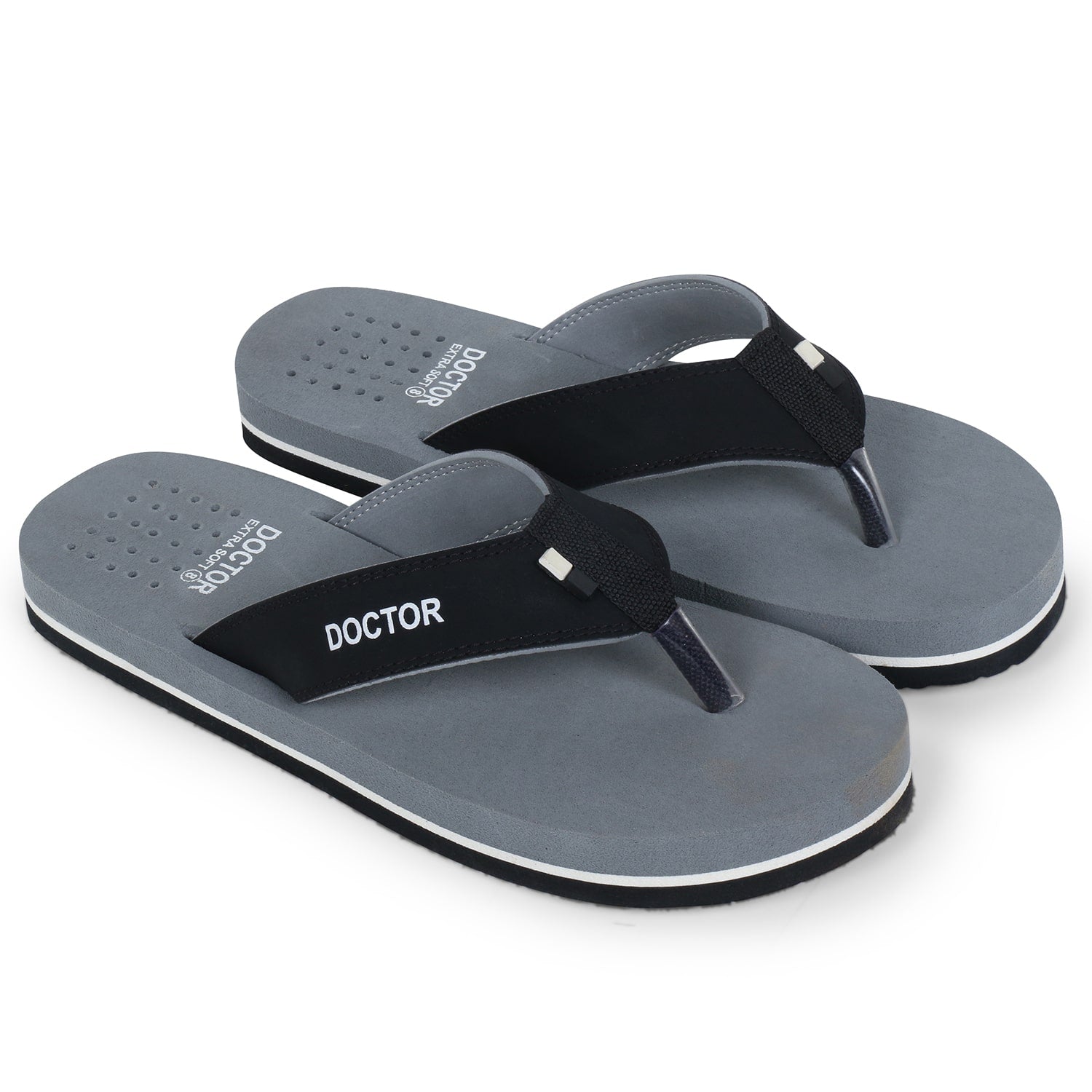 DOCTOR EXTRA SOFT D-24 Men's Sliders, Skin Friendly EVA Provides Optimum Support To Heel