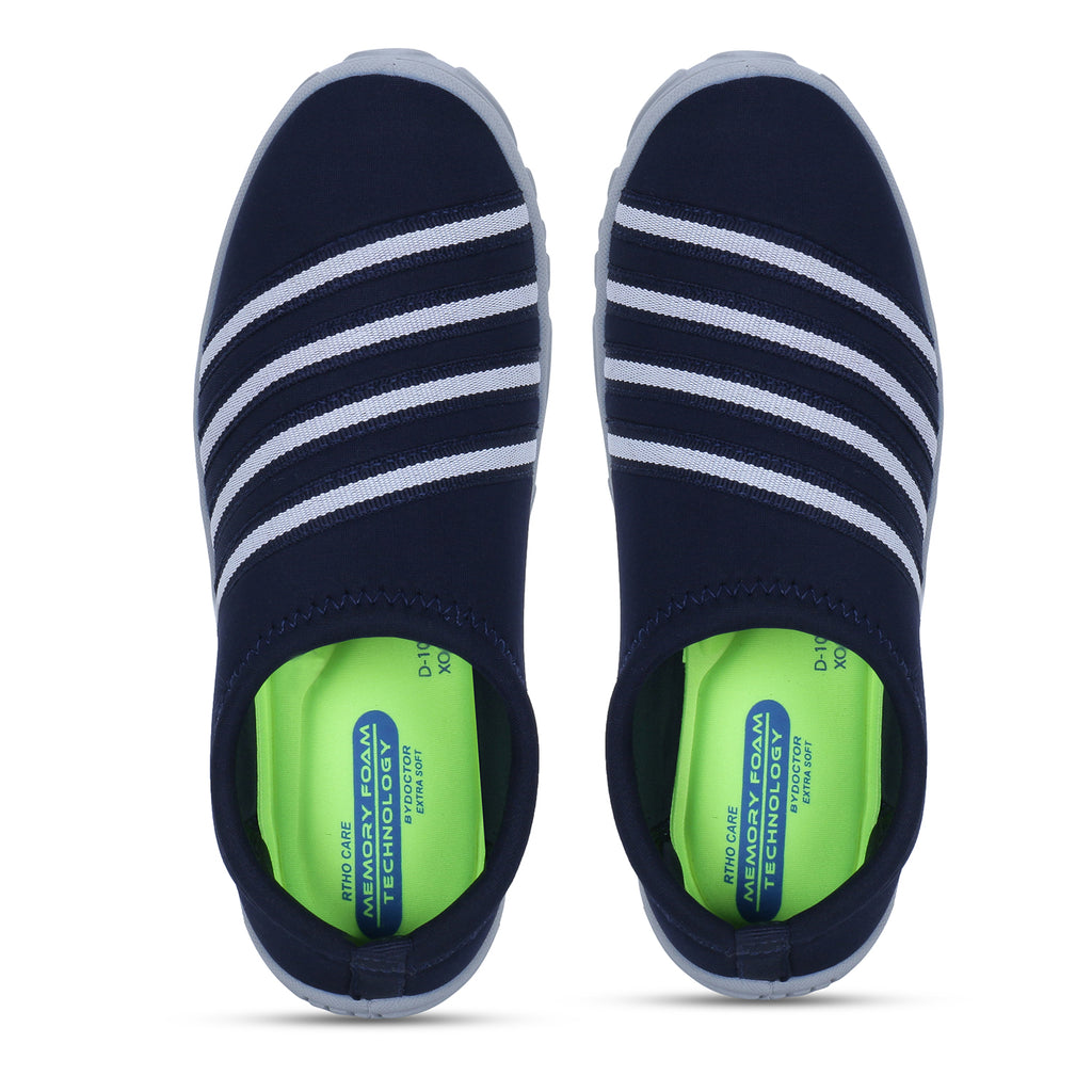 DOCTOR EXTRA SOFT D-1002 Memory Foam Women's Shoes for Walking Gym Training,Casual,  Sports,Slip-On, Lightweight Lace up Athletics Slipon Running Sneaker for Ladies and Girls