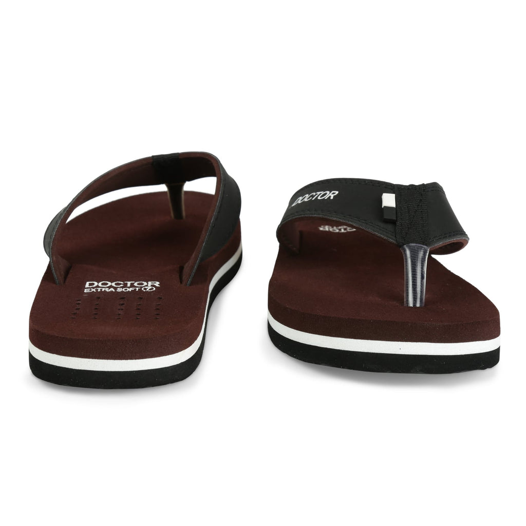 DOCTOR EXTRA SOFT D-24 Men's Sliders, Skin Friendly EVA Provides Optimum Support To Heel