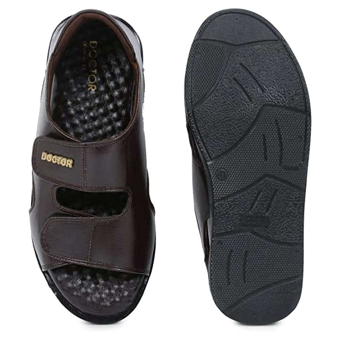 Buy CITAALI Dr Sole Orthopedic Diabetic Cushion Sandals for Women Stylish  Chappal Black Slippers (S-4) at Amazon.in
