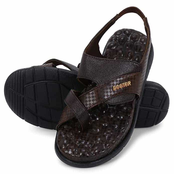 Doctor Extra Soft L-8 Slip-On Closure Comfortable Dr Sole Footwear Daily Use Latest Cushioned Adjustable Strap Sandals for Men's-Gents-Boy's