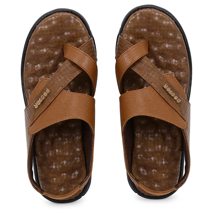 Doctor Extra Soft L-8 Slip-On Closure Comfortable Dr Sole Footwear Daily Use Latest Cushioned Adjustable Strap Sandals for Men's-Gents-Boy's