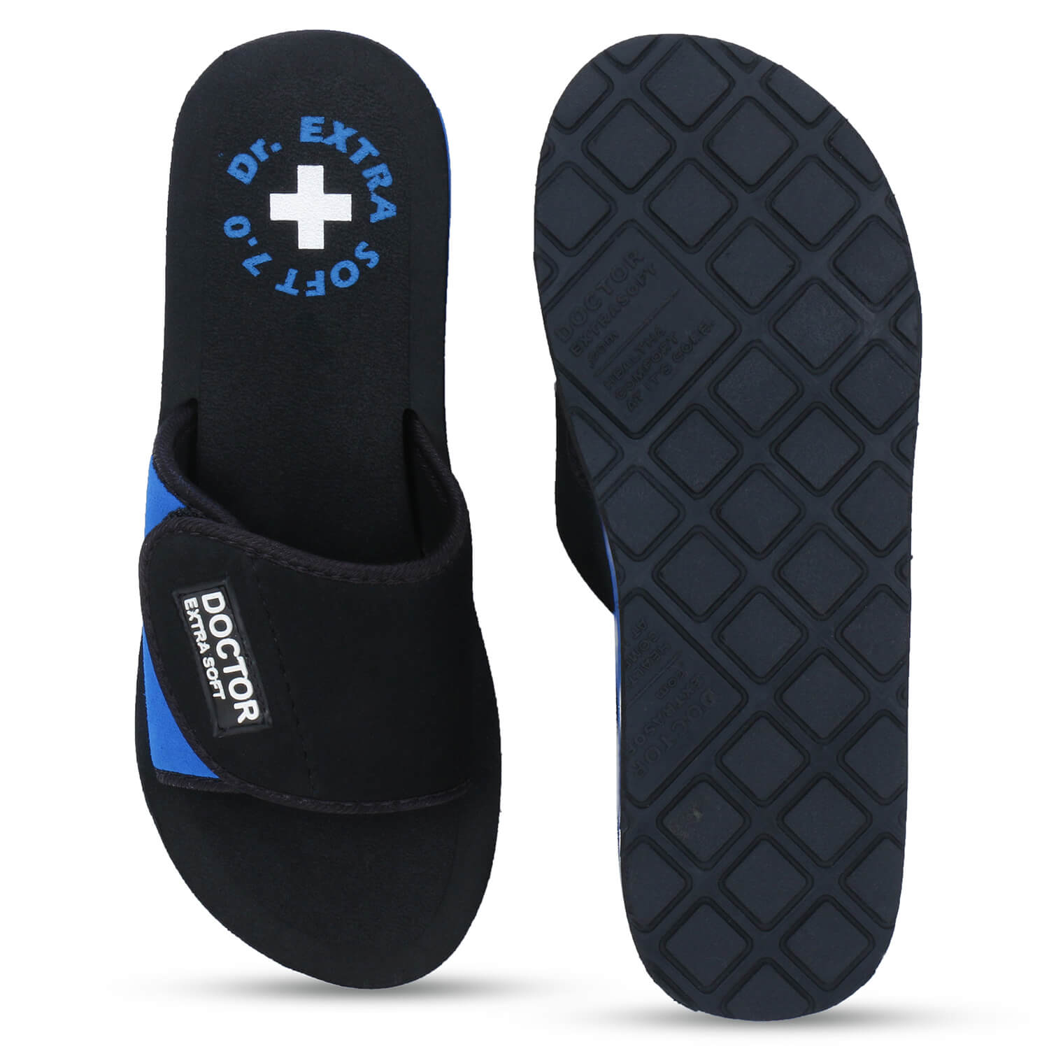 DOCTOR EXTRA SOFT D-52 Women's Slippers/Flip-flops Anti-Skid & Pregnancy, House Slippers With Velcro Adjustable Style