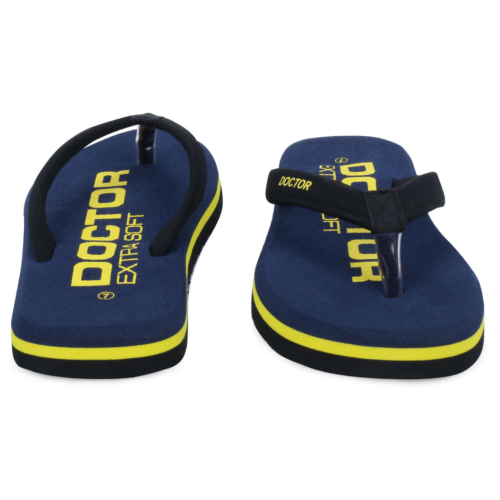 DOCTOR EXTRA SOFT D-27 House Slipper for Men's Ortho Care Ideal For Cracked Heels & Blistered Feet Having Soft Insole