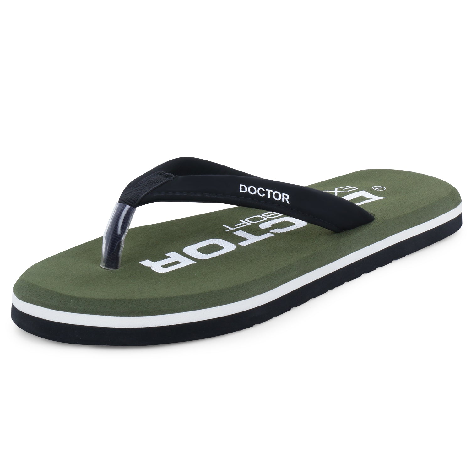DOCTOR EXTRA SOFT D-27 House Slipper for Men's Ortho Care Ideal For Cracked Heels & Blistered Feet Having Soft Insole