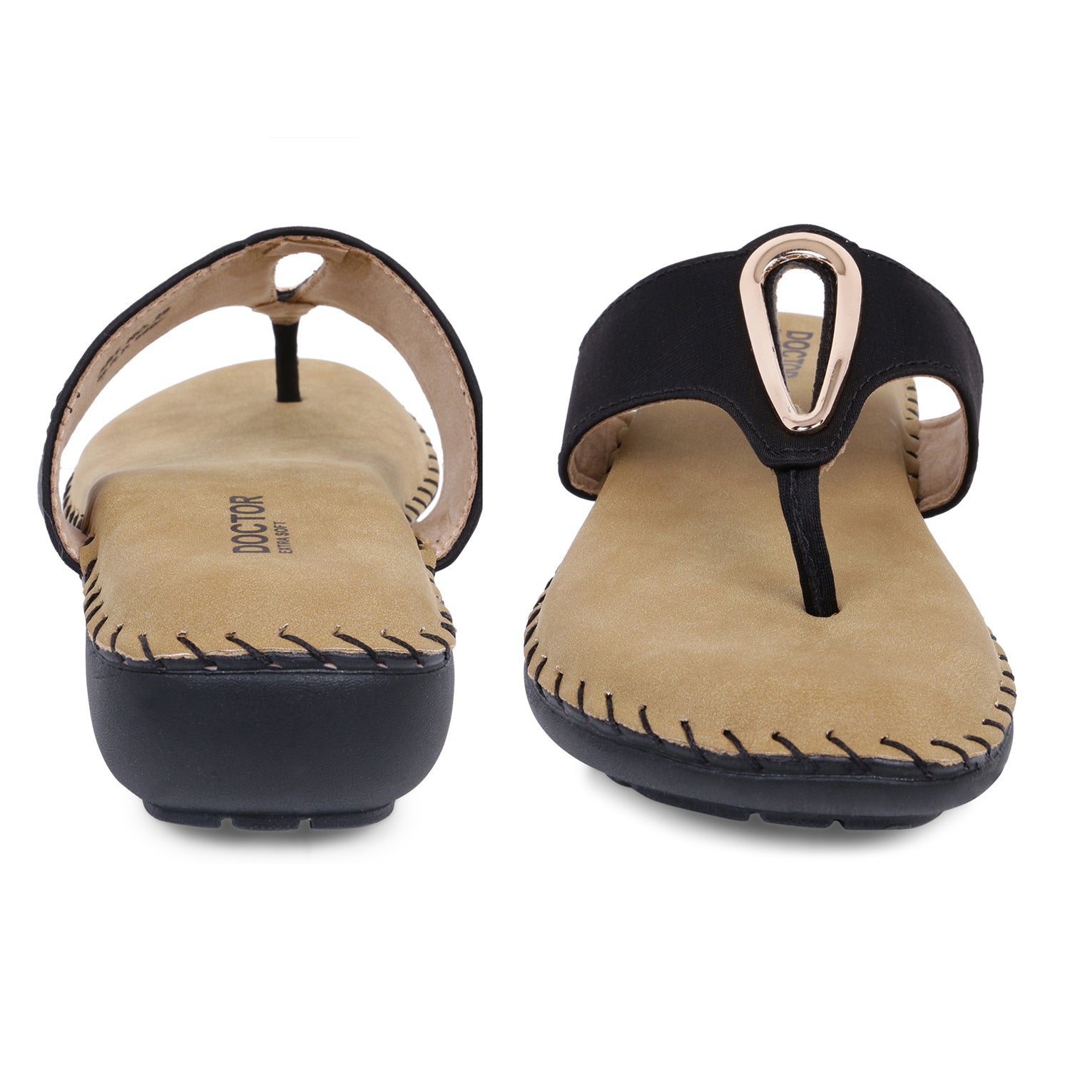 DOCTOR EXTRA SOFT ART-29 Women's Dr.Chappal For Ladies With Open Toe Style, Comfortable For Old Age & Foot Problems