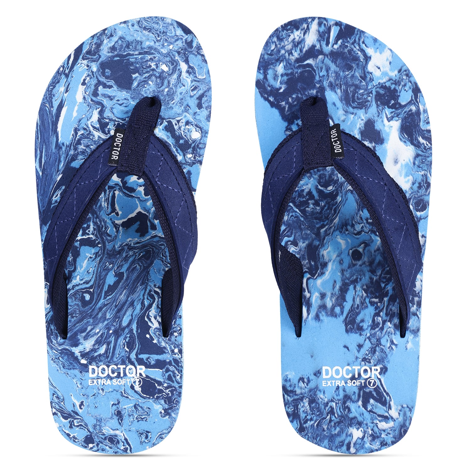 Doctor Extra Soft D-29 Men's Wood Anti Skid Flip flop/ Rubber Slippers, Colorful & Attractive House Sliders