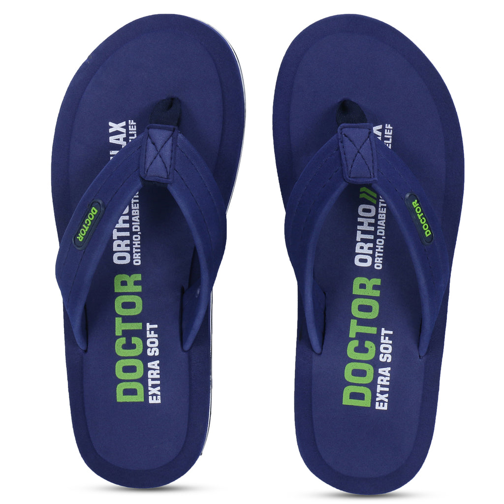 DOCTOR EXTRA SOFT D-32 Slipper for Men's, Skid Resistant & Lightweight | Comfortable Footbed | Memory Foam Bounce Back Technology |Flip-Flop & Sliders