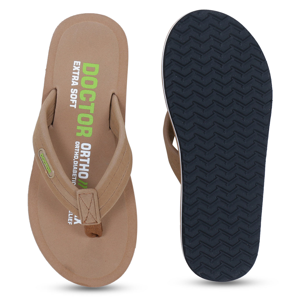 DOCTOR EXTRA SOFT D-32 Slipper for Men's, Skid Resistant & Lightweight | Comfortable Footbed | Memory Foam Bounce Back Technology |Flip-Flop & Sliders