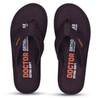 DOCTOR EXTRA SOFT D-32 Slipper for Men's, Skid Resistant & Lightweight | Comfortable Footbed | Memory Foam Bounce Back Technology |Flip-Flop & Sliders