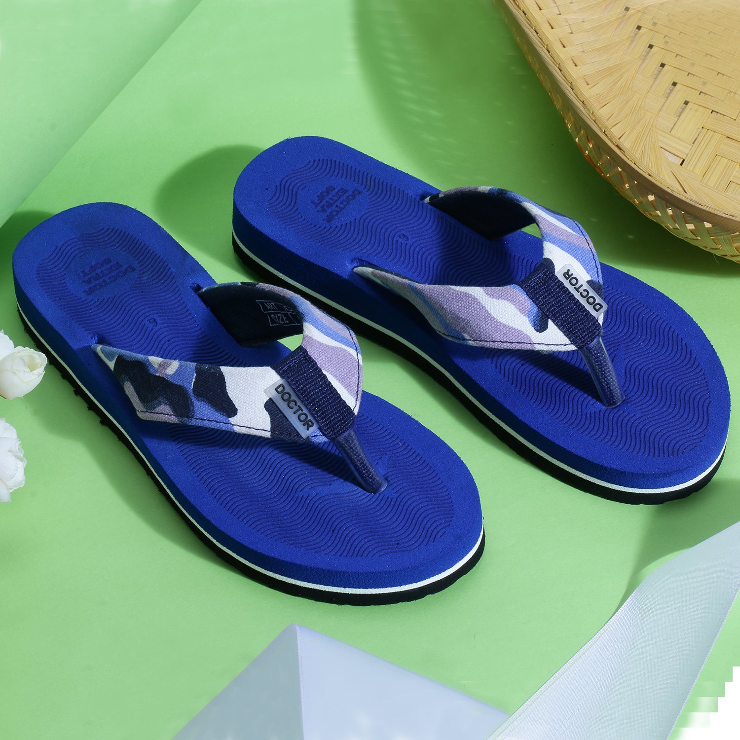 DOCTOR EXTRA SOFT D-56 House Slipper for Women's Camo | Pregnancy | Orthopaedic & Diabetic