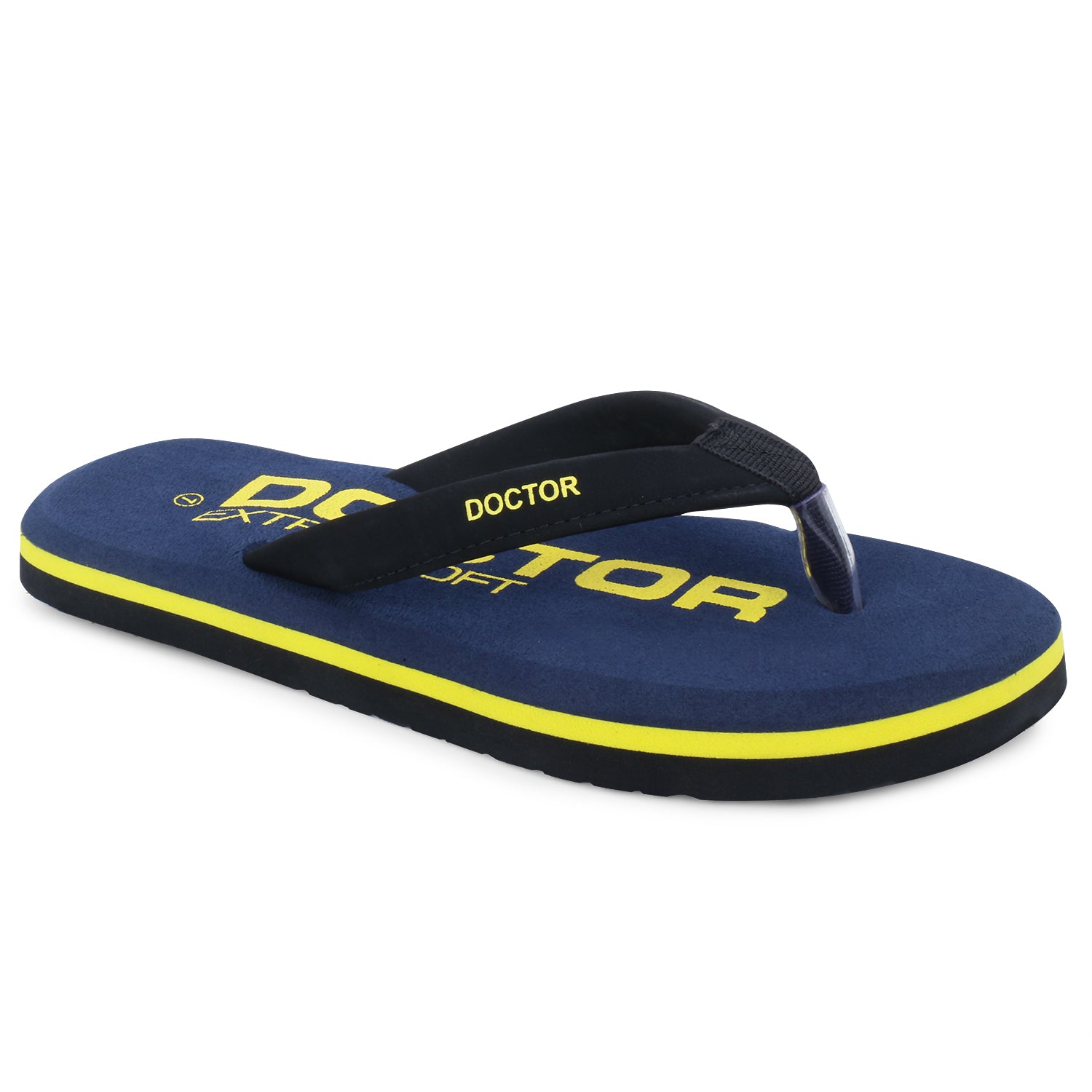 DOCTOR EXTRA SOFT D-27 House Slipper for Men's Ortho Care Ideal For Cracked Heels & Blistered Feet Having Soft Insole